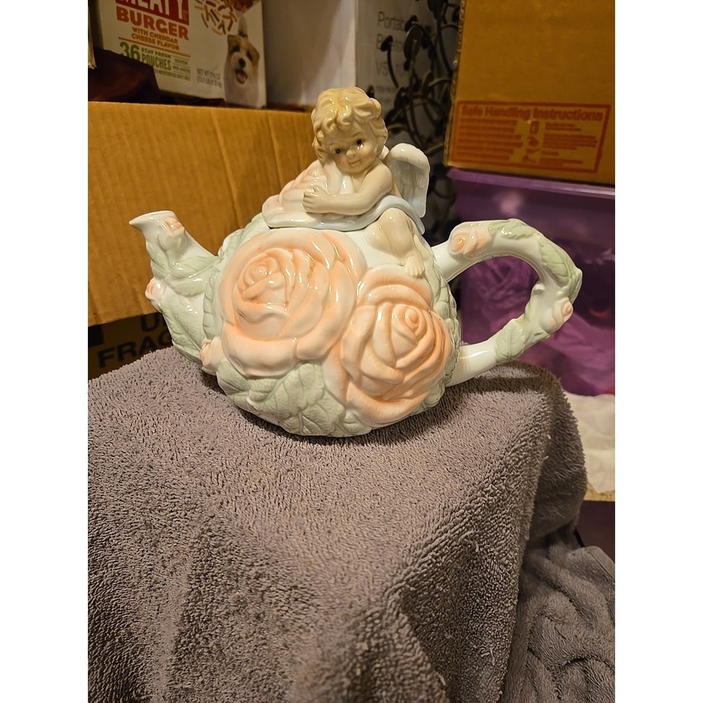 Vintage Avon Angel‎ Cherub Teapot
